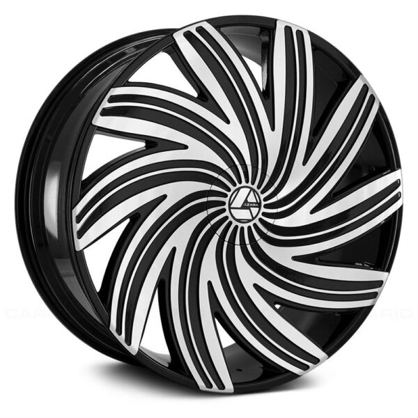 AZA-502 - Gloss Black & Machined