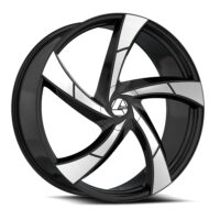 AZA-524 - Gloss Black & Machined