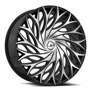 AZA-525 - Gloss Black & Machined