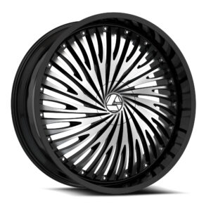 AZA-526 - Gloss Black & Machined