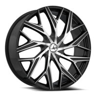 AZA-527 - Gloss Black & Machined