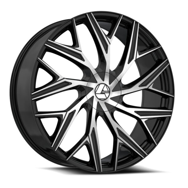 AZA-527 - Gloss Black & Machined