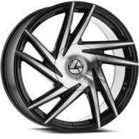AZA-529 - Gloss Black & Machined