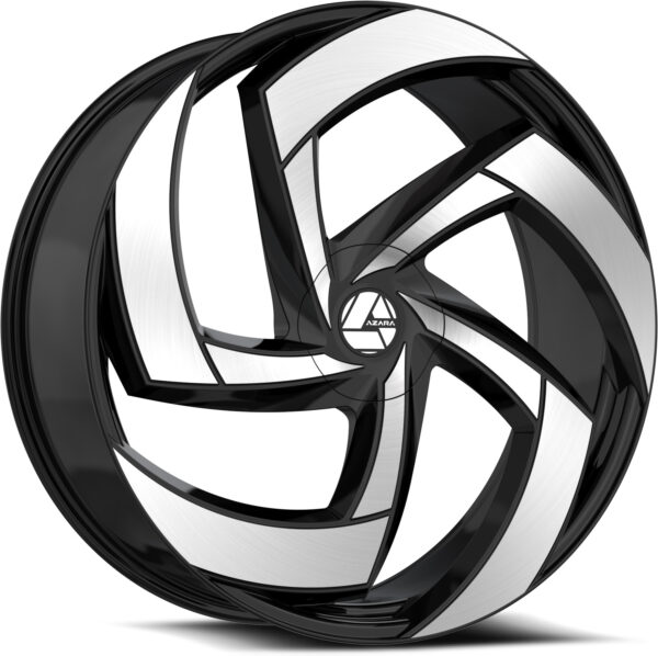 AZA-530 - Gloss Black & Machined