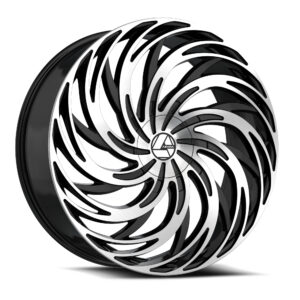 AZA-531 - Gloss Black & Machined