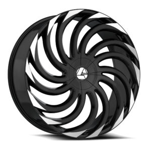AZA-534 - Gloss Black & Machined