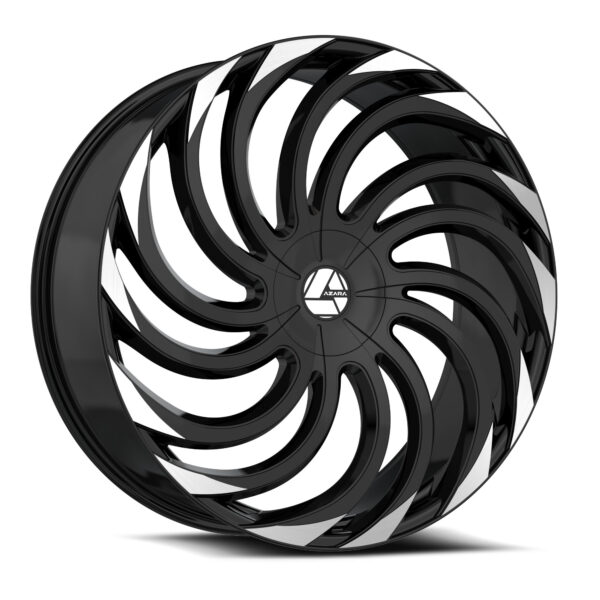 AZA-534 - Gloss Black & Machined