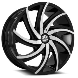 AZA-503 - Gloss Black & Machined