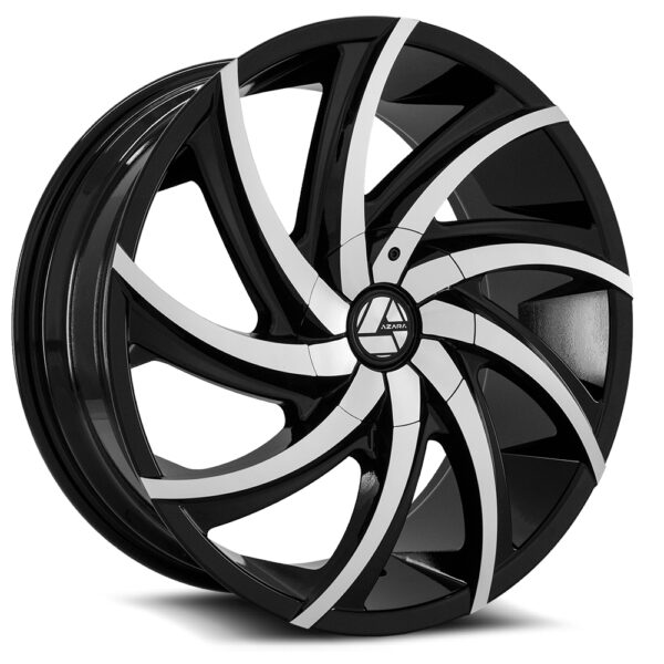 AZA-503 - Gloss Black & Machined