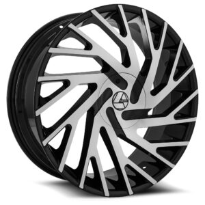 AZA-505 - Gloss Black & Machined