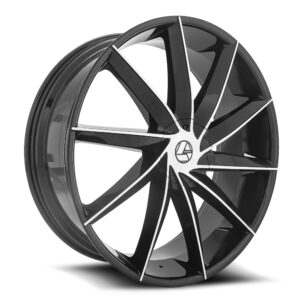 AZA-506 - Gloss Black & Machined