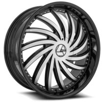 AZA-508 - Gloss Black & Machined