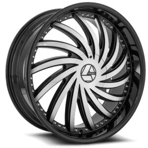 AZA-508 - Gloss Black & Machined
