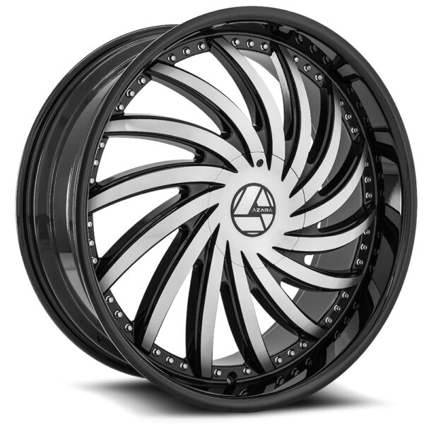 AZA-508 - Gloss Black & Machined