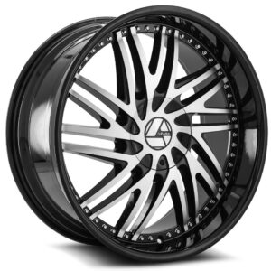 AZA-509 - Gloss Black & Machined