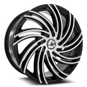 AZA-514 - Gloss Black & Machined