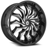 AZA-515 - Gloss Black & Machined