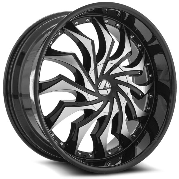 AZA-515 - Gloss Black & Machined