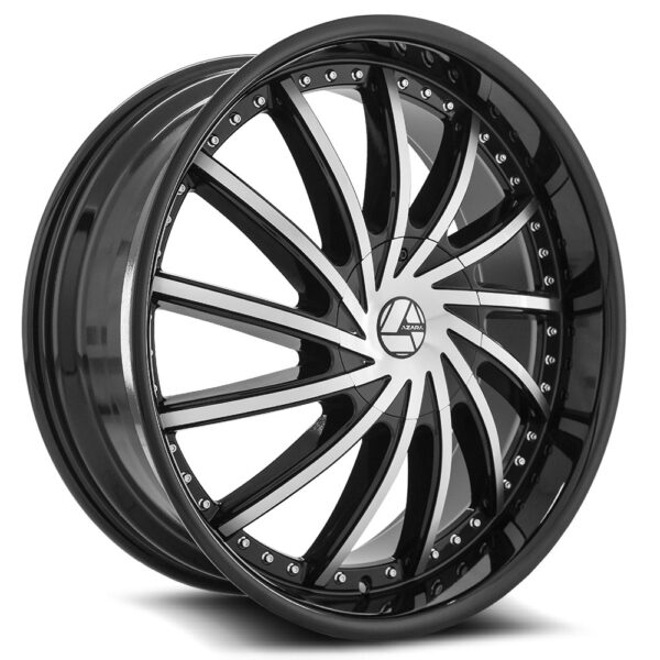 AZA-517 - Gloss Black & Machined