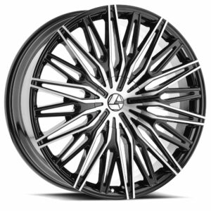 AZA-522 - Gloss Black & Machined
